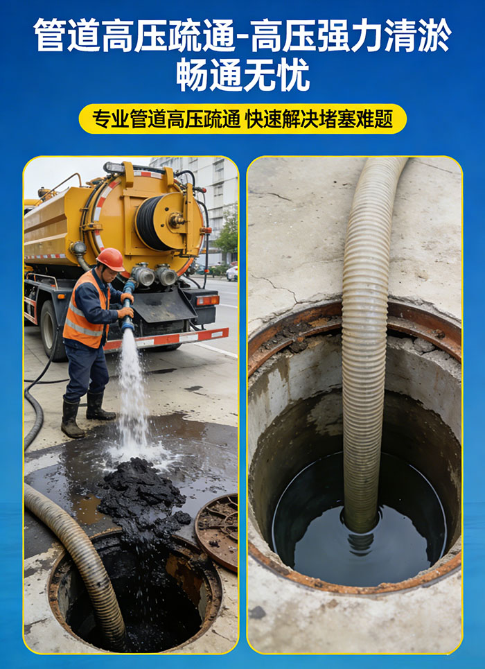 管道高压疏通服务